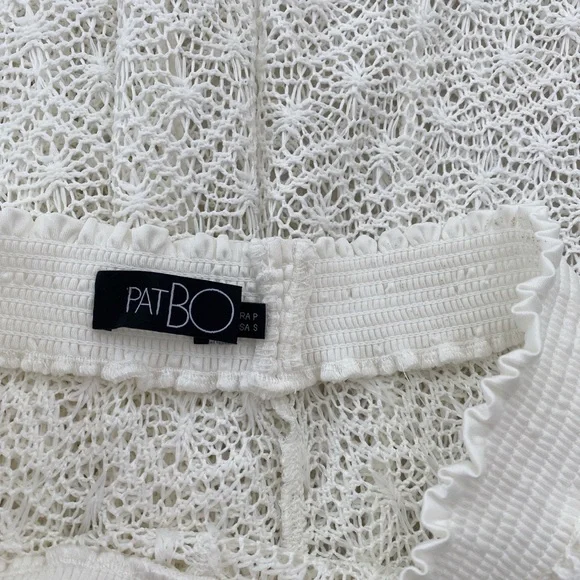 Worn twice PATBO white crochet beach pants - Picture 4 of 5